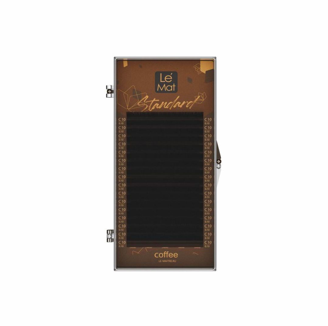 Extensions de cils "standard" marron dark chocolate 16 lignes MIX